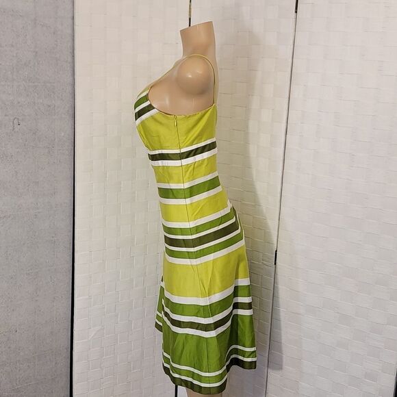 ANN TAYLOR V-NECK WOMEN'S SPAGHETTI STRAP VINTAGE DRESS - Picture 5 of 11